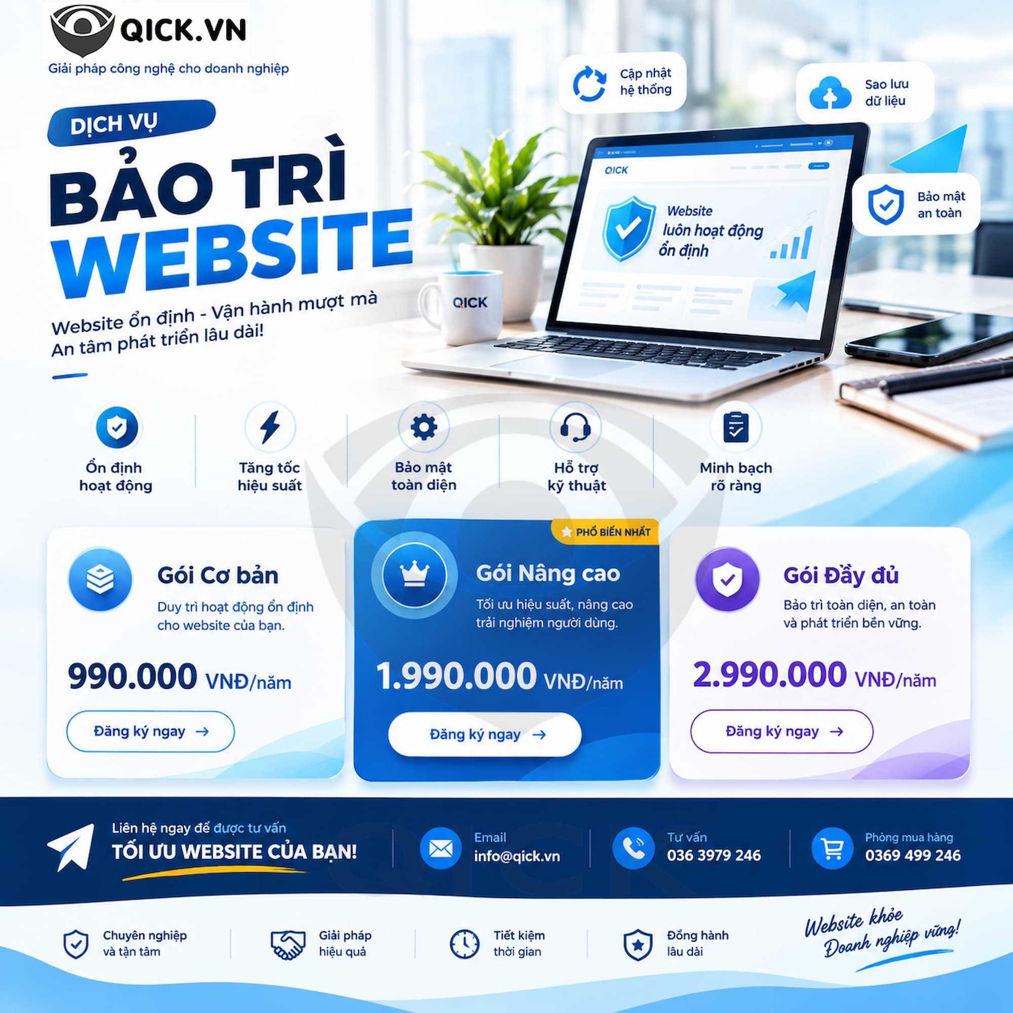 QickVN Dich vu Bao tri Website