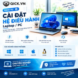 Cài đặt hệ điều hành Laptop/PC